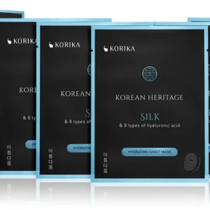 KORIKAKorean Heritage Set of 5 Hydrating Face Sheet Masks arcmaszk szett kedvezményes áron hidratáló hatással Outlet