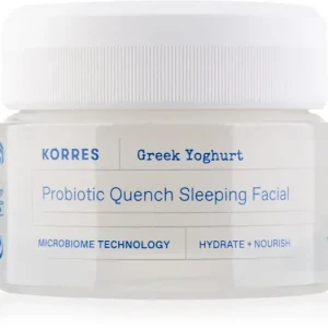 Gyors szállítás KorresGreek Yoghurt Probiotic Quench Sleeping Facial tápláló éjszakai krém probiotikumokkal