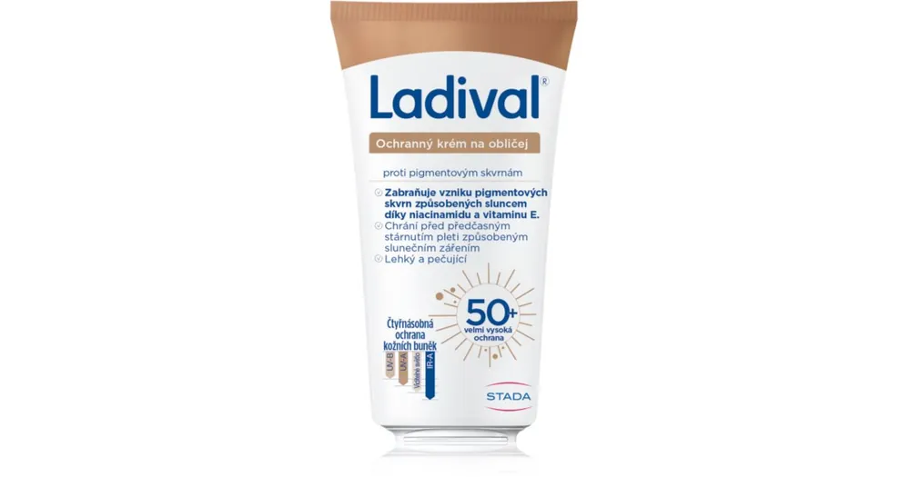 Korlátozott ajánlat LadivalAnti-Pigment Spots védőkrém az egész arcra E-vitaminnal