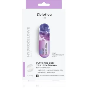 L’bioticaEye Patches Rejuvenating simító szemkörnyék maszk csigakivonattal Expressz szállítás