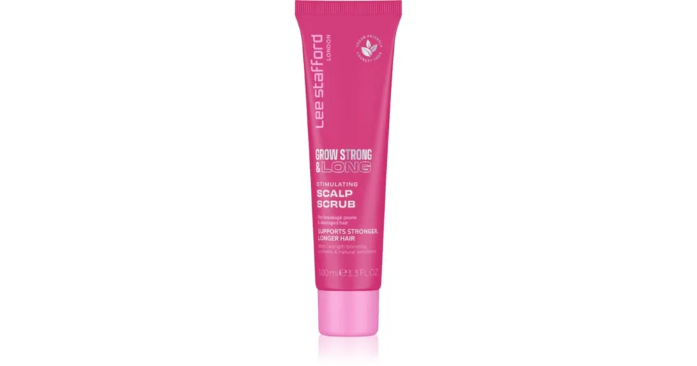 Lee StaffordGrow Strong & Long Stimulating Scapl Scrub fejbőrradír vegán Outlet