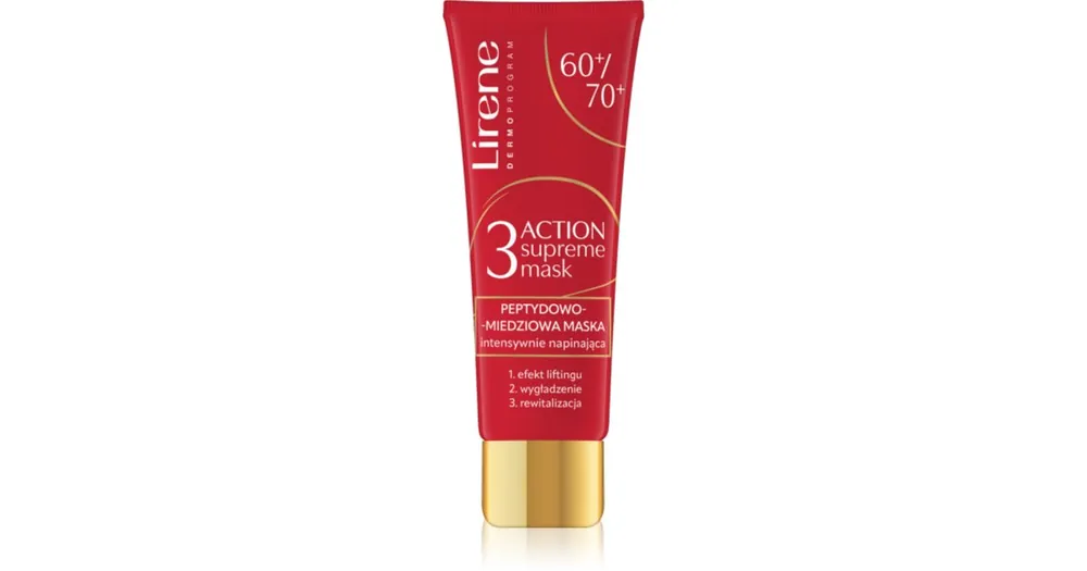Biztonságos fizetés Lirene3 Action Supreme Mask 60+ kisimító és feszesítő maszk érett bőrre