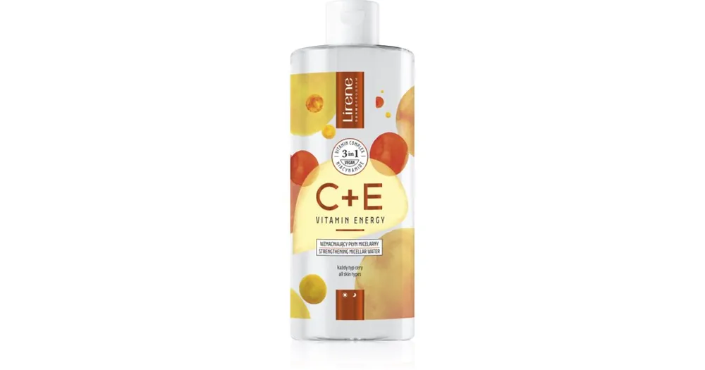 Népszerű LireneVitamin C+E micellás víz 3 az 1-ben C és E vitaminnal