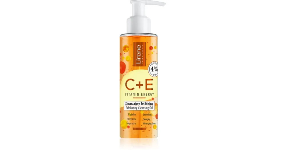 Szezonális akció LireneVitamin Energy C+E hámlasztó tisztító gél
