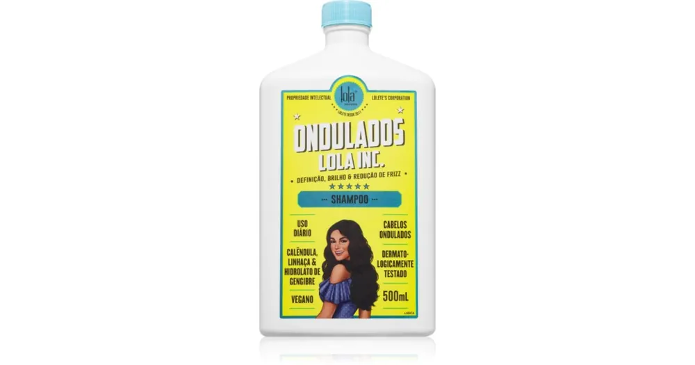 Akció Lola CosmeticsOndulados Lola Inc. Shampoo hidratáló sampon hullámos és göndör hajra