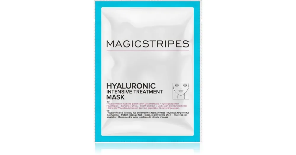 Gyors kiszállítás MAGICSTRIPESHyaluronic Intensive Treatment Mask intenzív hidrogélmaszk hialuronsavval