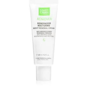 MartiDermAcniover Night Reneval Cream intenzív éjszakai krém pattanások ellen Exkluzív ajánlat