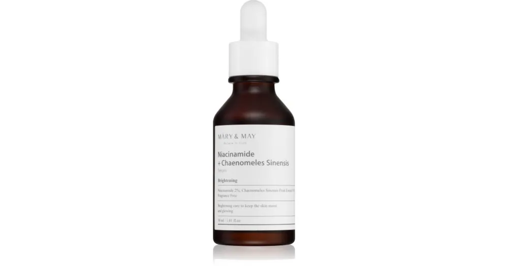 Árengedmény Mary&MayNiacinamide + Chaenomeles Sinensis regeneráló és élénkítő szérum a bőrréteg megújítására