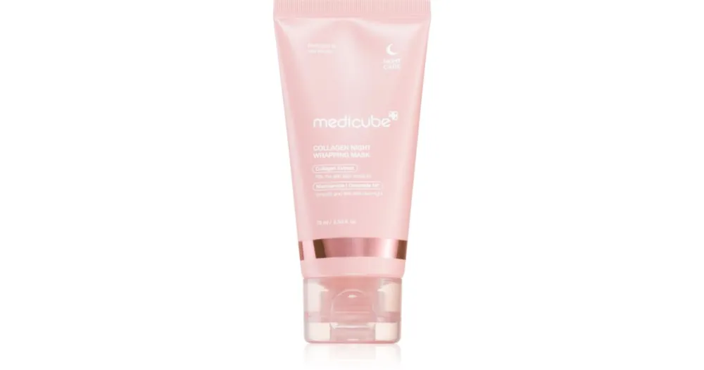 Szuper akció medicubeCollagen Night Wrapping Mask feszesítő éjszakai maszk kollagénnel