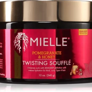 Biztonságos fizetés MiellePomegranate & Honey Twisting Soufflé hajkrém a hullámos és göndör hajra
