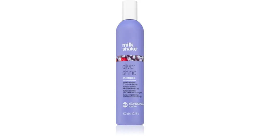 milk_shake®Silver Shine Shampoo sampon szőke hajra semlegesíti a sárgás tónusokat Kedvezményes ár