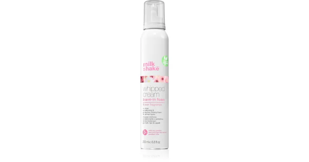milk_shake®Leave-in Treatments Whipped Cream öblítést nem igénylő hidratáló ápolás festett hajra Ne maradj le
