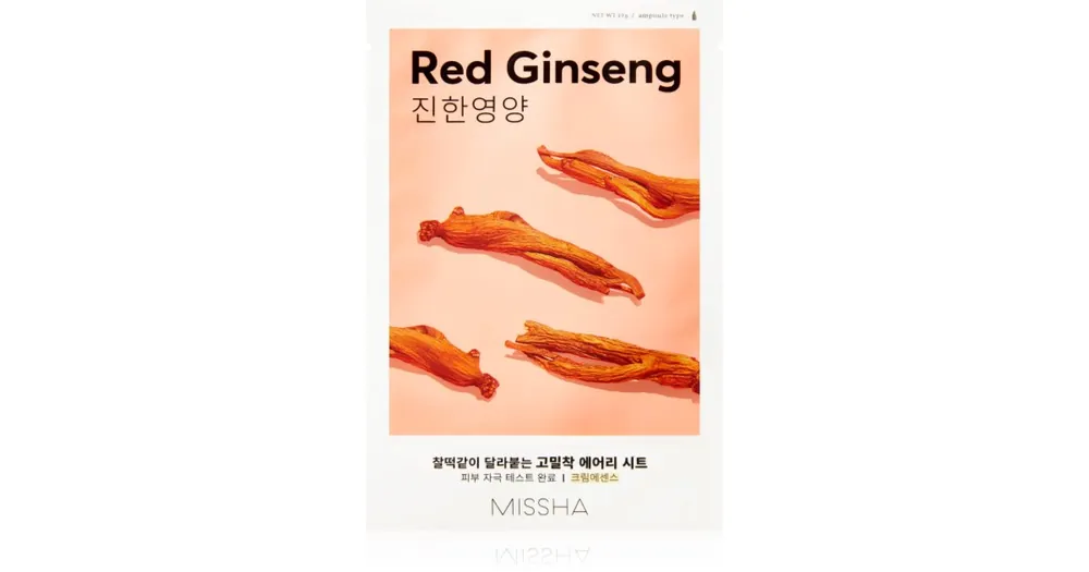 MisshaAiry Fit Red Ginseng hidratáló és revitalizáló arcmaszk Vedd meg most