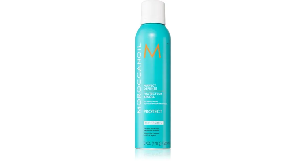 MoroccanoilProtect hővédő spray hajsütővassal és hajvasalóval kezelt hajra Ajánlat