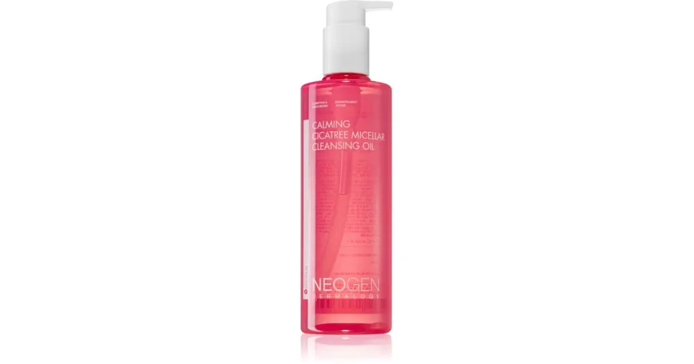 Neogen DermalogyCalming Cicatree Micellar Cleansing Oil tisztító és sminklemosó olaj az élénk és kisimított arcbőrért Legkelendőbb