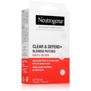 Alacsony ár NeutrogenaClear & Defend+ tapasz problémás bőrre az érzékeny arcbőrre