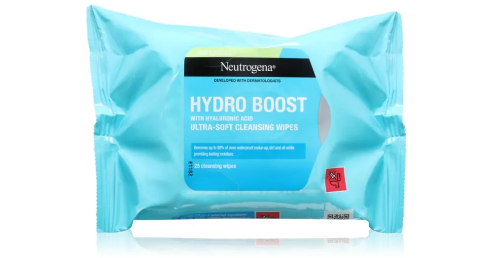 Népszerű NeutrogenaHydro Boost® tisztító gyengéd törlőkendő