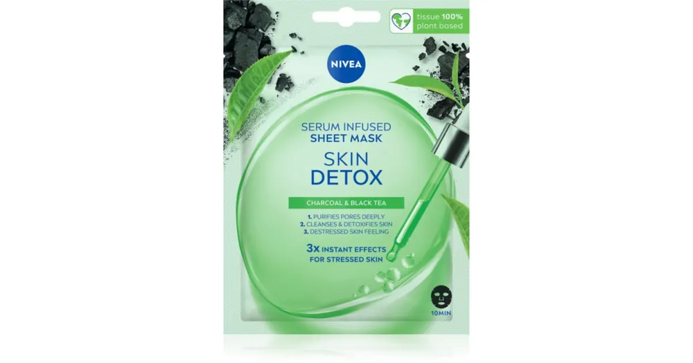 Szezonális akció NIVEAUrban Skin Detox tisztító és detoxikáló maszk aktív szénnel