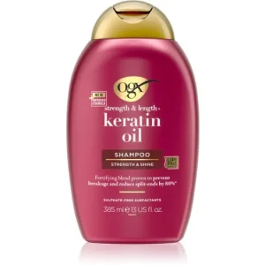 Prémium OGXKeratin Oil erősítő sampon keratinnal és argán olajjal