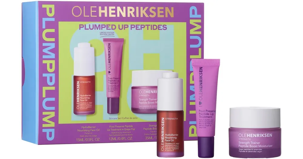 Ajánlat OLEHENRIKSENPlumped Up Peptides arcápoló szett
