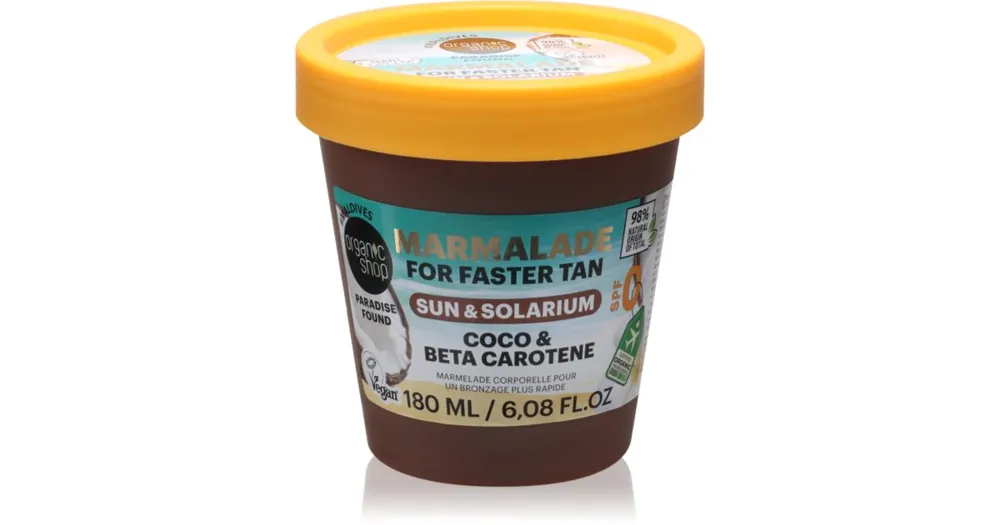 Organic ShopParadise Found Coco & Beta Carothene testvaj barnulás elősegítésére Alacsony ár