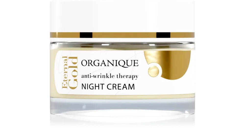 OrganiqueEternal Gold Anti-Wrinkle Therapy hidratáló éjszakai krém a ráncok ellen Újdonság