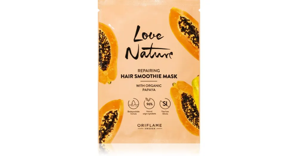 OriflameLove Nature Organic Papaya regeneráló hajmasz Prémium