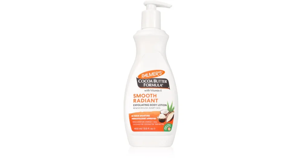 Palmer’sCocoa Butter Formula Retexture & Renew gyengéd hámlasztó tej testre Akciós ár