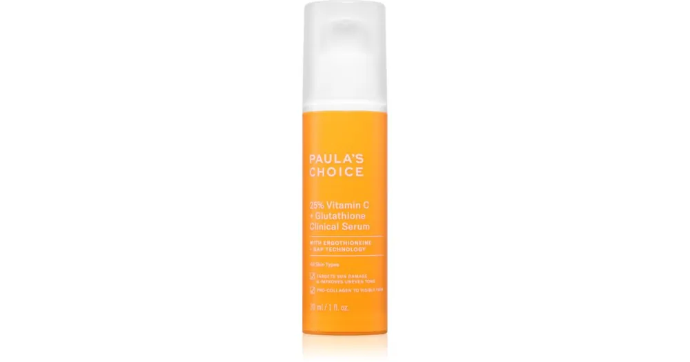 Olcsóbb Paula‘s ChoiceVitamin C 25% + Glutathione Clinical Serum nyugtató szérum C vitamin