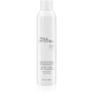 Gyors kiszállítás Paul MitchellSoft Hold Super Clean Light Hairspray hajlakk a finom hajért