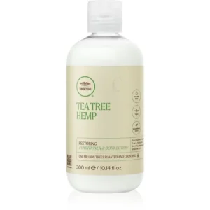 Újdonság Paul MitchellTea Tree Hemp Restoring Conditioner & Body Lotion kondicionáló haj és test