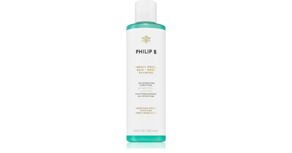 Philip B.White Label Nordic Wood tisztító sampon testre és hajra Szuper akció