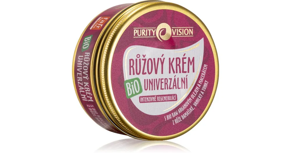 Purity VisionBIO Rose univerzális krém rózsából Bestseller
