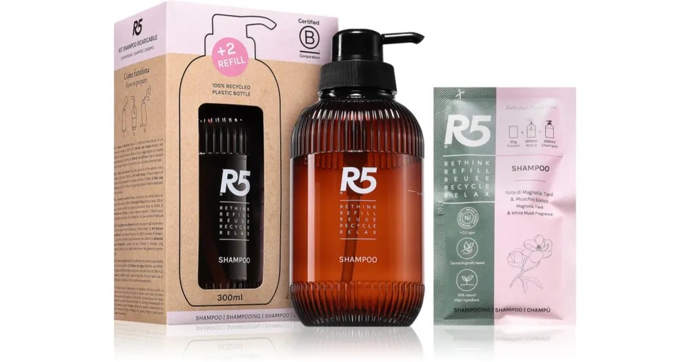 R5Shampoo sampon + utántöltő Bestseller