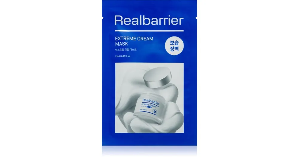 Kedvezmény Real BarrierExtreme Cream Mask nyugtató hatású gézmaszk a bőr intenzív hidratálásához