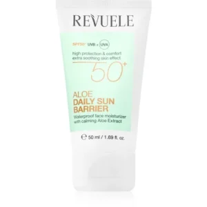 Végkiárusítás RevueleAloe Daily Sun Barrier SPF 50+ nyugtató nappali krém SPF 50+