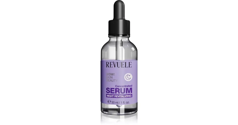 Gyors szállítás RevueleWOW! Skin Beauty Concentrated Serum Night Revitalizing éjszakai ránctalanító szérum hidratáló hatással