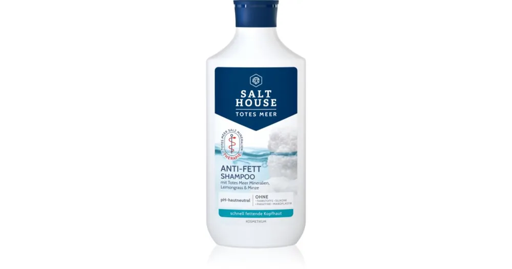 Outlet Salt HouseDead Sea Therapy Anti-grease Shampoo sampon zsíros fejbőrre
