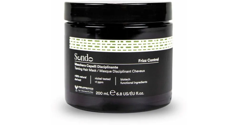 Biztonságos vásárlás SendoFrizz Contol Taming Hair Mask kisimító maszk a rakoncátlan és töredezett hajra