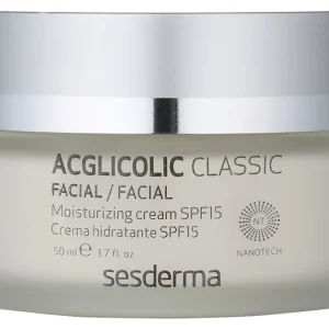 Szezonális akció SesdermaAcglicolic Classic Facial hidratáló fiatalító krém SPF 15