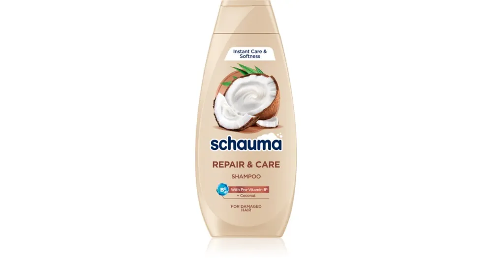 SchwarzkopfSchauma Repair & Care sampon száraz és sérült hajra kókuszzal Olcsó