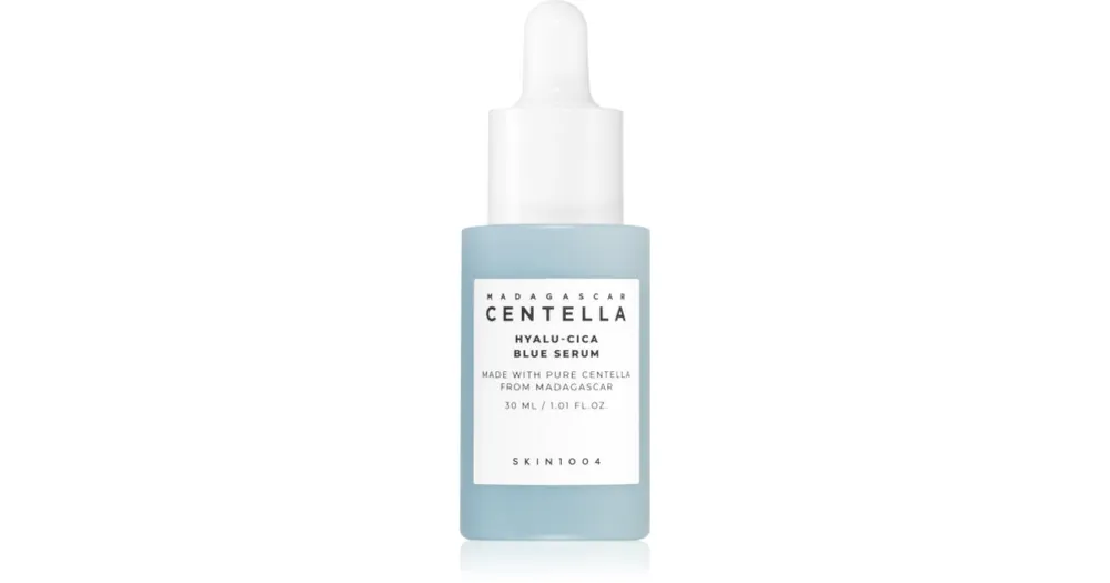 Legkelendőbb SKIN1004Madagascar Centella Hyalu-Cica Blue Serum Intenzíven hidratáló szérum az érzékeny bőr megnyugtatásához és erősítéséhez