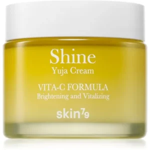 Árengedmény Skin79Shine Yuja Cream Vita-C Formula hidratáló és élénkítő arckrém a hiperpigmentációs bőrre