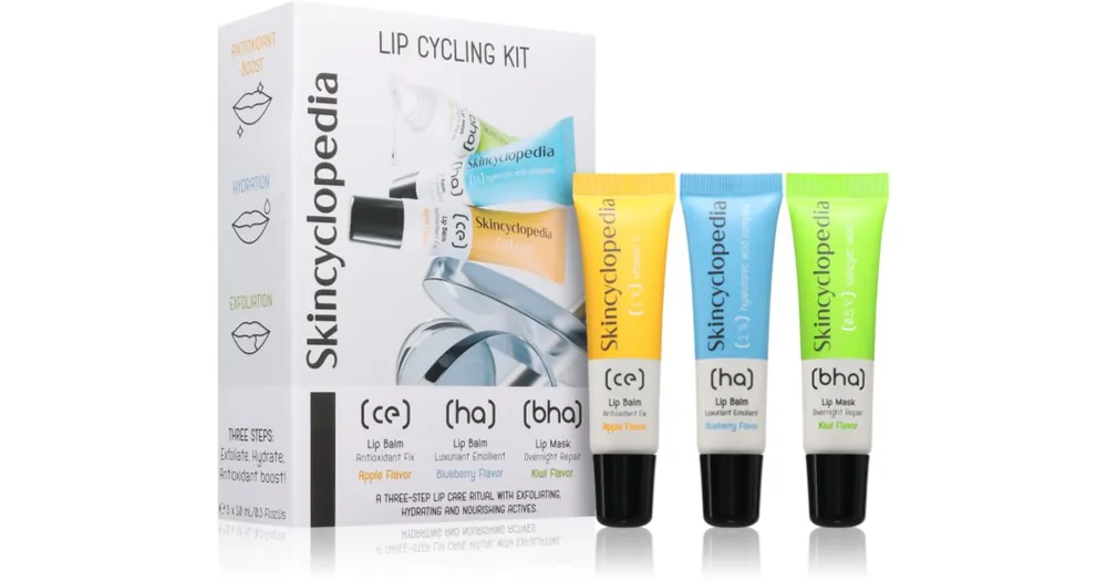 SkincyclopediaLip Cycling Kit ajakbalzsam Gyors kiszállítás