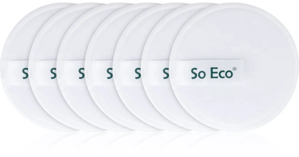 So EcoReusable Microfibre Cleansing Pads sminkelmosó korong Újdonság