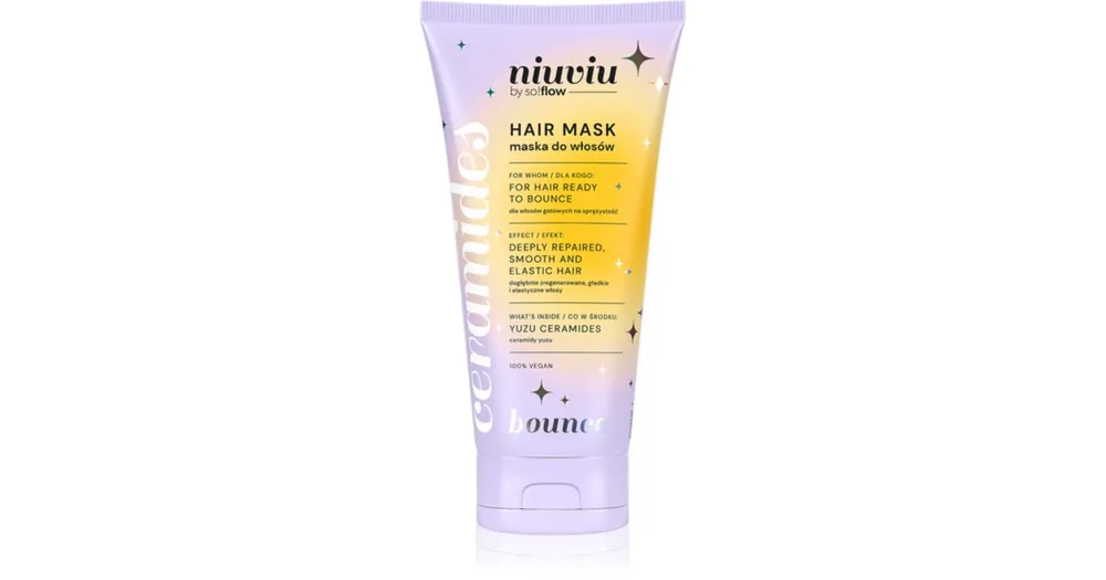 so!flowBOUNCE Hair Mask With Ceramides maszk göndör hajra Szuper akció