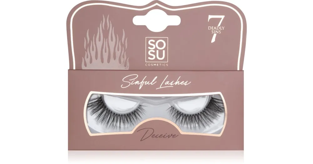SOSU Cosmetics7 Deadly Sins Lashes műszempillák Szuper akció