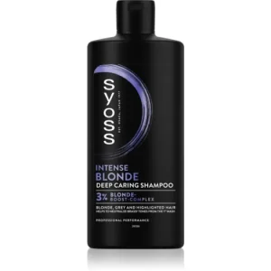 Prémium SyossIntense Blonde lila sampon szőke és ősz hajra