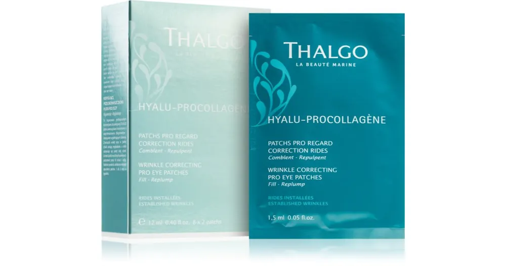 ThalgoHyalu-Procollagen Wrinkle Correcting Pro Eye Patches simító szemkörnyék maszk Azonnal elérhető