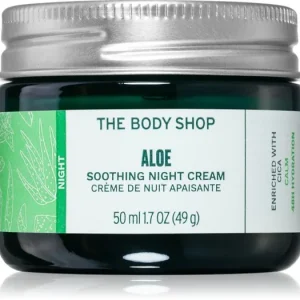 Vedd meg most The Body ShopAloe Soothing Night Cream nyugtató éjszakai krém az érzékeny arcbőrre